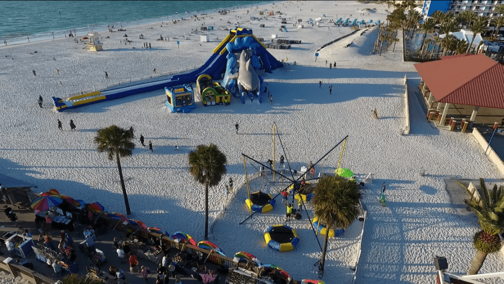 Hippo Waterslide Clearwater Beach activities next  pier 60  Big Event